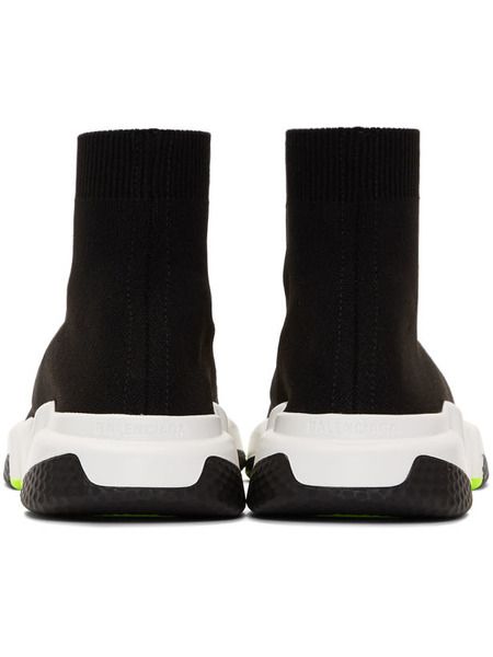 Черные кроссовки с неоновой подошвой Speed (Кроссовки) Balenciaga 229 фото-4