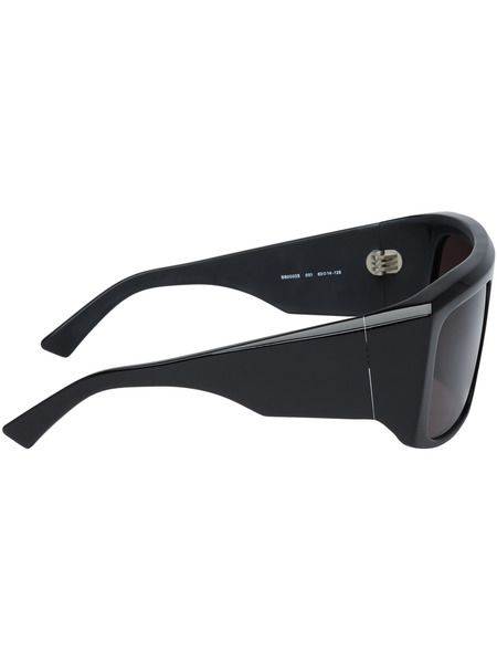 Черные солнцезащитные очки Balenciaga с плоским верхом