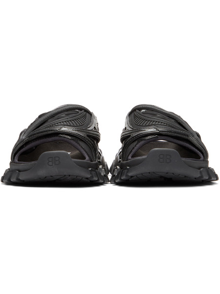 Черные сандалии Track Slide (Шлепанцы) Balenciaga 422 фото-5