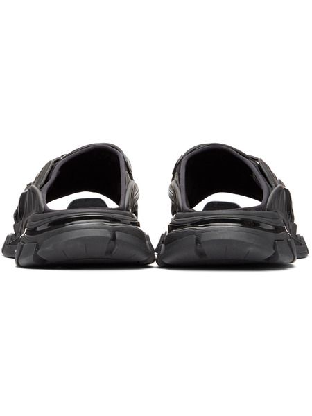 Черные сандалии Track Slide (Шлепанцы) Balenciaga 422 фото-6