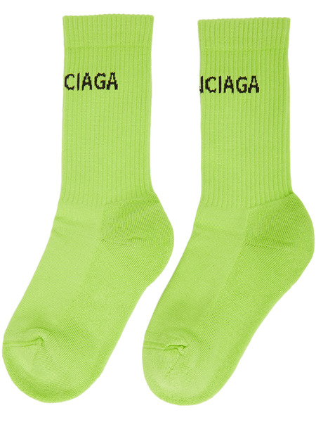 Зеленые теннисные носки (Носки) Balenciaga 330 фото-2