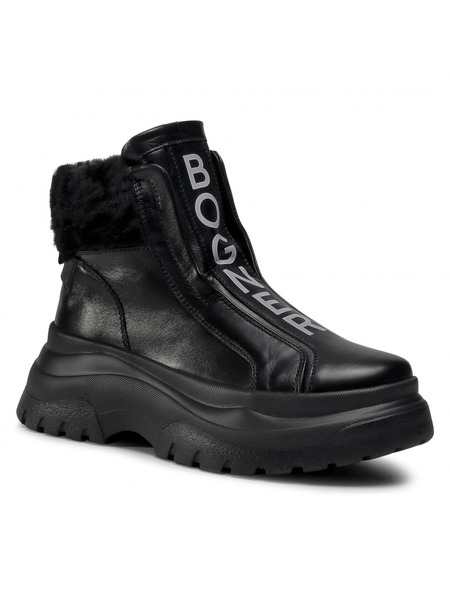 Черные ботинки на высокой подошве Banff 3A (Ботинки) Bogner 12022 фото-2