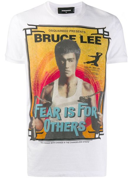 Белая футболка Bruce Lee (Футболки) Dsquared2 S72GD0240S22507 фото-1