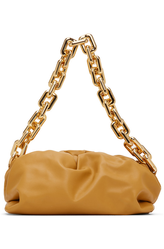 Желтый клатч через плечо Bottega Veneta The Chain Bottega Veneta Желтый клатч через плечо Bottega Veneta The Chain Bottega Veneta, фото