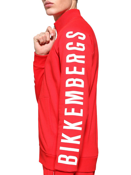Красный спортивный костюм с логотипом Bikkembergs C00189OM4198-O81 фото-3