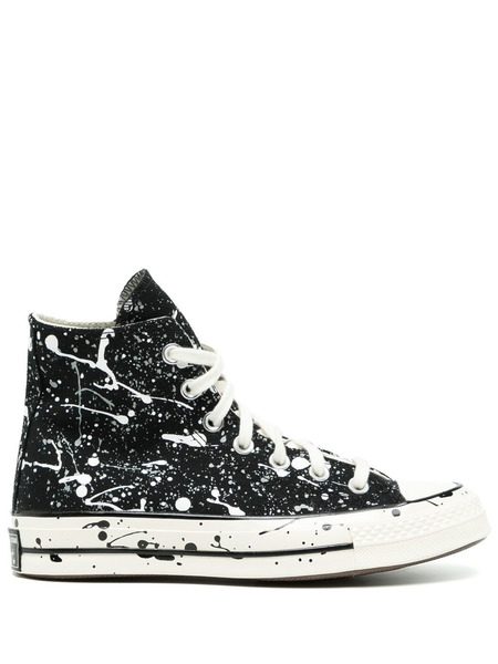 Высокие кроссовки Chuck 70 Archive Paint Splatter Black Converse, фото
