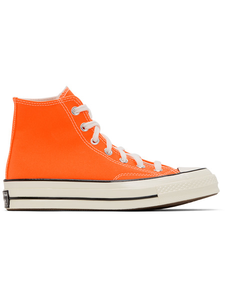 Оранжевые кеды Chuck 70 High-Top Converse фото, Кеды