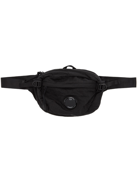 Черная поясная сумка Nylon Satin Garment Dyed (Поясные сумки) C.P. Company 09CMAC108A-005269G фото-5