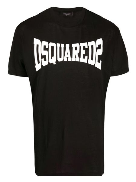 Черная футболка с логотипом Dsquared2 S71GD0918S21600 фото, Футболки