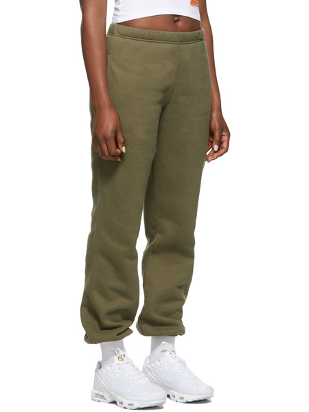 Зеленые свободные флисовые брюки (Брюки) Heron Preston 11982 фото-2
