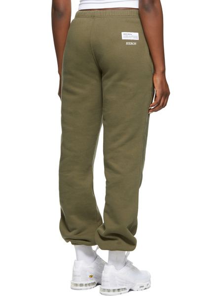 Зеленые свободные флисовые брюки (Брюки) Heron Preston 11982 фото-3