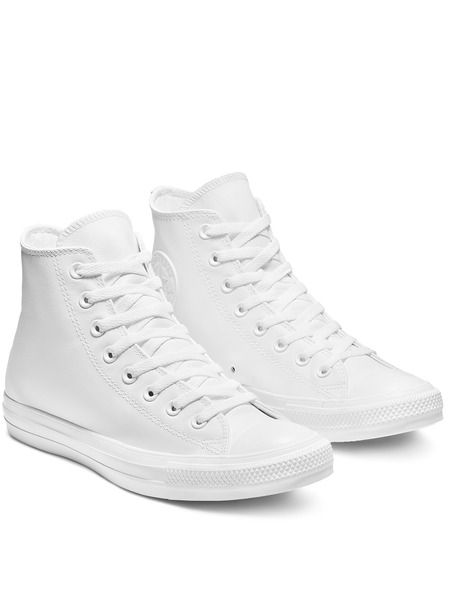 Converse кеды chuck taylor all star leather white mono 1T406 купить по цене  2450 грн ➦ интернет-магазин Paranoia