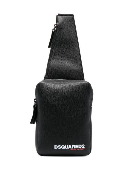 Dsquared2 Кожаная сумка-саквояж с логотипом CBM004725103888