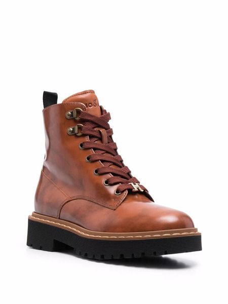 Кожаные ботинки на шнуровке (Ботинки) Hogan HXW5430DR52QADS003 фото-2
