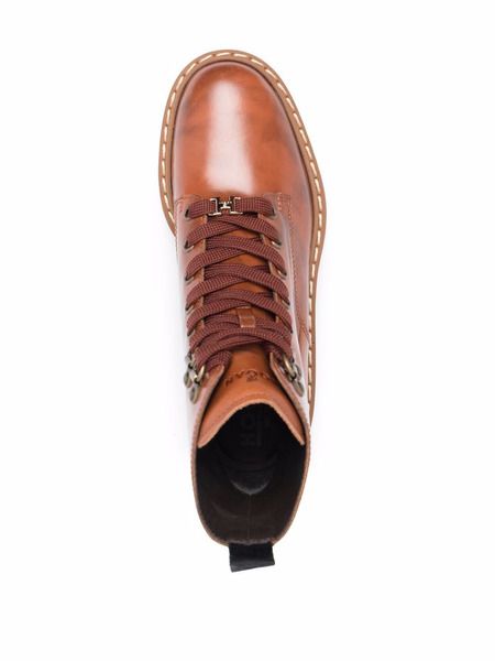 Кожаные ботинки на шнуровке (Ботинки) Hogan HXW5430DR52QADS003 фото-4