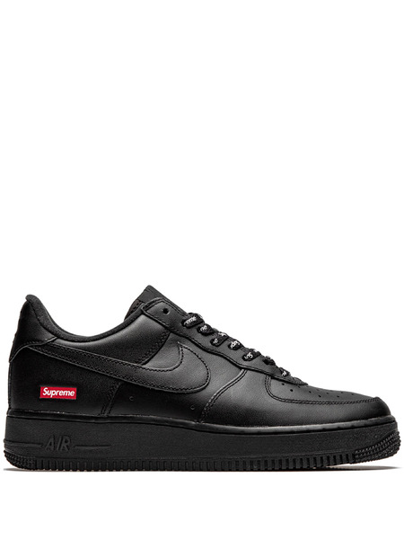 Кроссовки кроссовки Nike Air Force 1 Low Mini Box Logo Black X Supreme Nike, фото