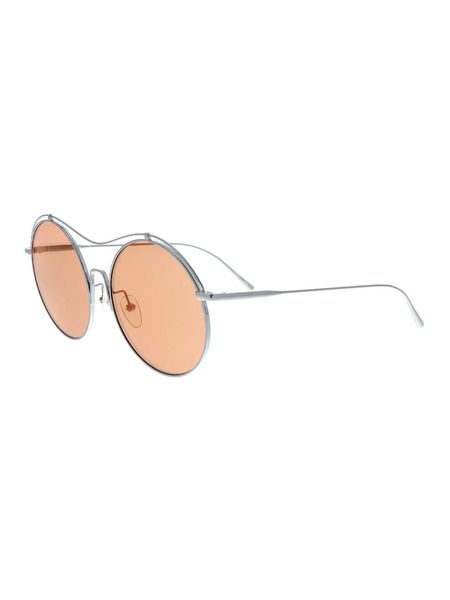 Круглые солнцезащитные очки в металлической оправе CK2161S 060 (Солнцезащитные очки) Calvin Klein 750779121474 фото-2