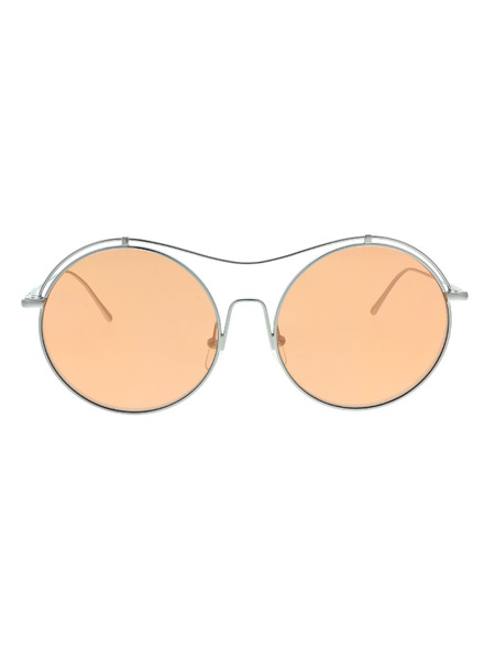 Круглые солнцезащитные очки в металлической оправе CK2161S 060 Calvin Klein 750779121474 фото, Солнцезащитные очки