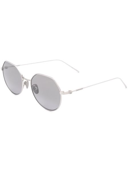 Круглые солнцезащитные очки в оправе из титана CK18111S 39173 045 Calvin Klein 883901104455 фото-2