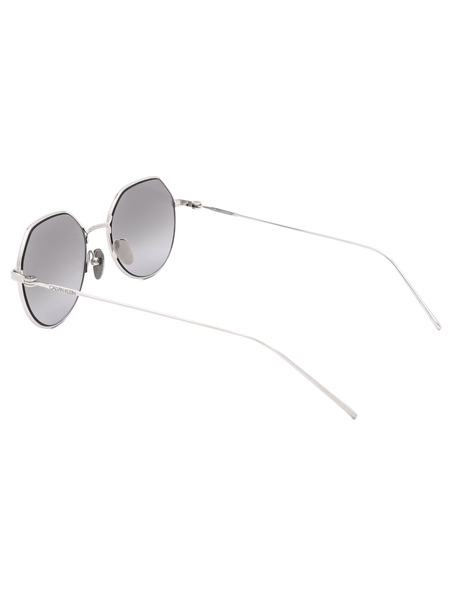 Круглые солнцезащитные очки в оправе из титана CK18111S 39173 045 Calvin Klein, фото