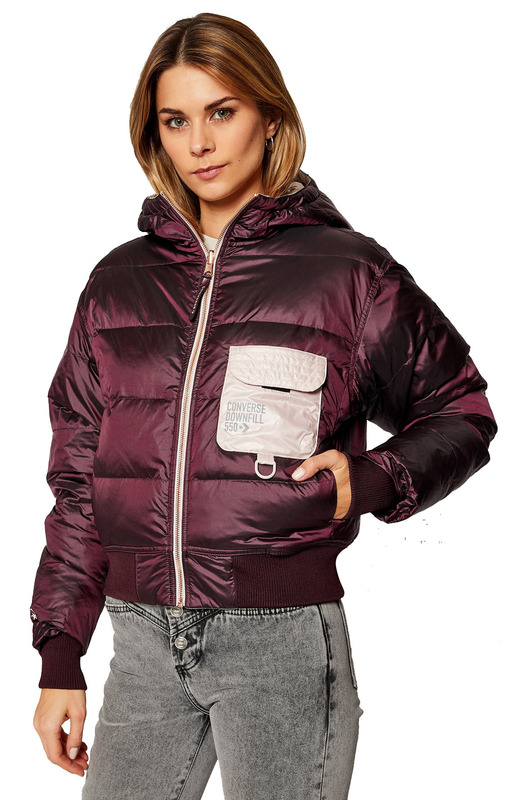 Куртка W Down Reversible Utility Puffer Converse, фото