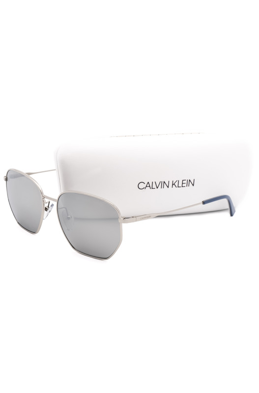 Квадратные солнцезащитные очки в тонкой оправе CK19102S 046 Calvin Klein