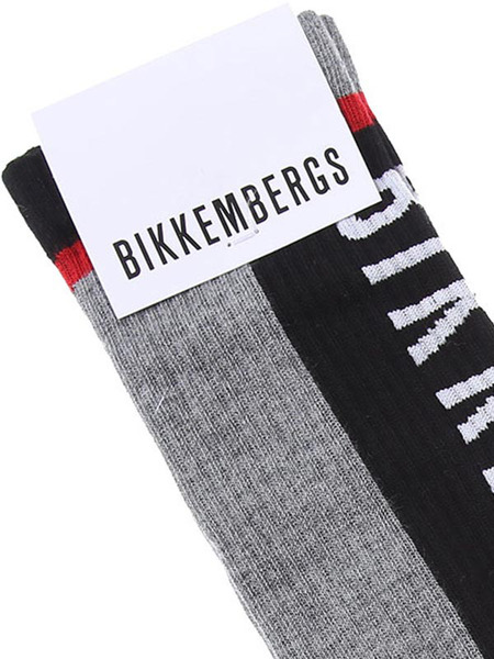 Набор носков серые с черным Bikkembergs BCC1115-0003-VBKC04812 фото-3