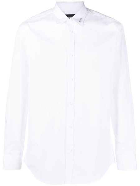 Однотонная хлопковая рубашка Dsquared2, фото