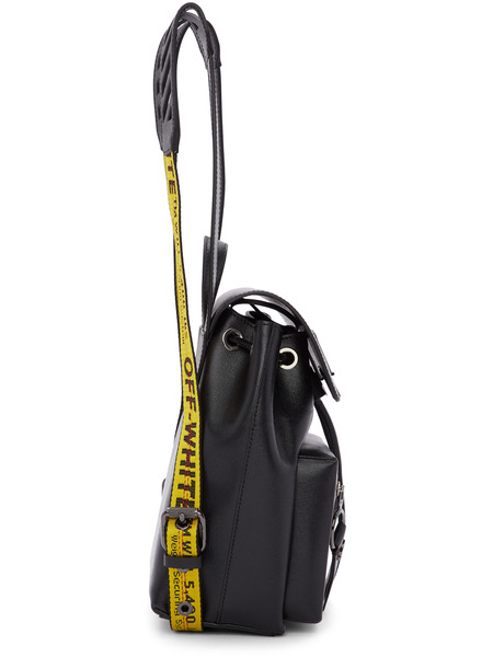 Черный рюкзак с желтыми шлейками Off-White 359 фото-5