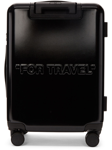 Черный чемодан с логотипом Off-White OWNG001R20F610671010 фото-4