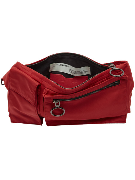 Красная поясная сумка Pockets Fanny Pack (Сумки) Off-White 208 фото-3