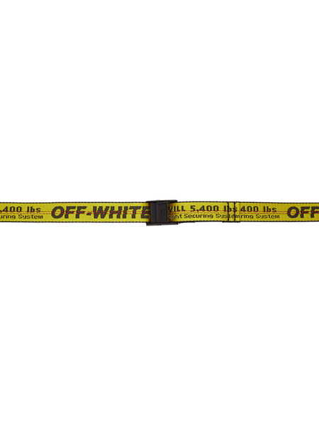 Желтый текстильный ремень Mini (Ремни) Off-White OMRB021R206470016000 фото-1