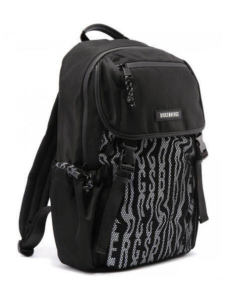 Черный рюкзак с принтом Bikkembergs E2APME840025B01 фото-2