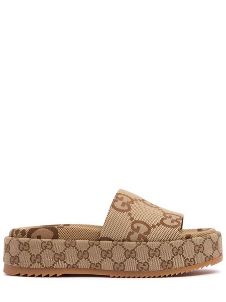 Gucci Шлепанцы Angelina Platform 55mm GG 13526