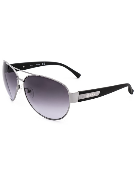 Солнцезащитные очки-авиаторы в серебристой оправе GU6830 08C Guess 664689703104 фото-2