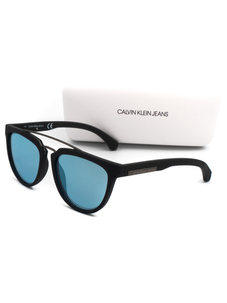 Солнцезащитные очки с голубыми линзами CKJ813S 001 Calvin Klein Jeans, фото