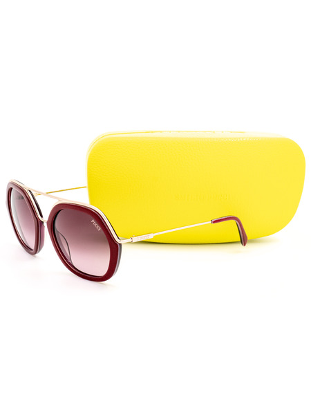 Солнцезащитные очки в оправе с красным тиснением EP0014 74T Emilio Pucci, фото