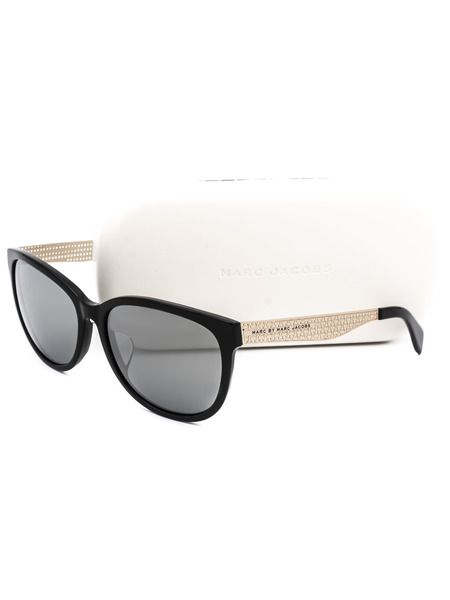 Солнцезащитные очки в толстой оправе черной оправе MMJ 448/F/S LHJ Marc Jacobs 762753745422 фото-3