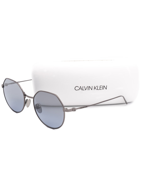 Круглые солнцезащитные очки в тонкой оправе CK18111S 39173 008 Calvin Klein, фото