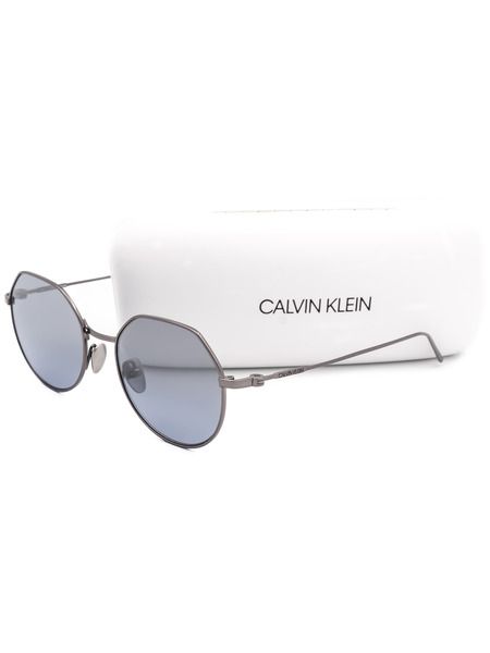 Круглые солнцезащитные очки в тонкой оправе CK18111S 39173 008 Calvin Klein 883901104479 фото-3