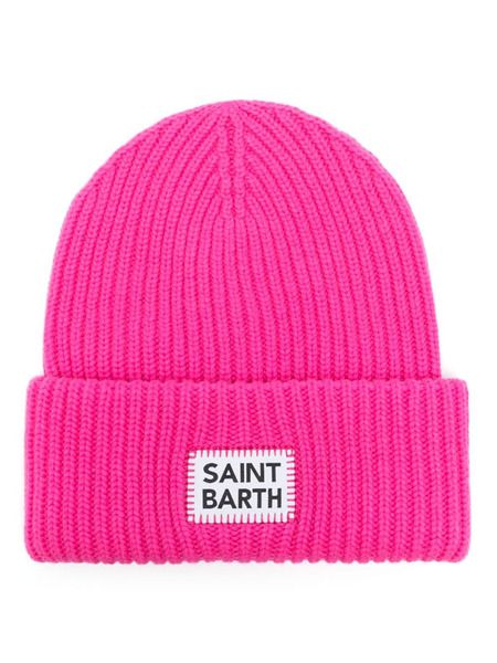 MC2 Saint Barth Трикотажная шапка с нашивкой-логотипом BRR0003 11030E