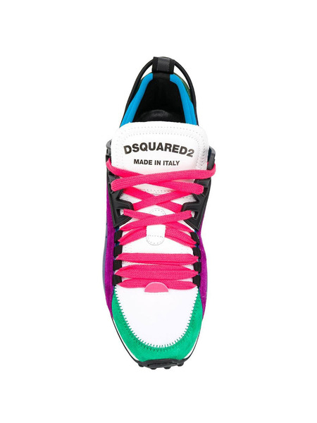 Цветные кроссовки со вставками Dsquared2, фото
