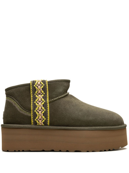 UGG Classic Ultra Mini Braid Burnt Olive UGG, фото