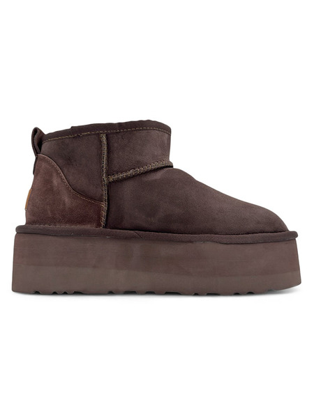 Ботинки UGG Ultra Mini Chocolate на платформе UGG, фото