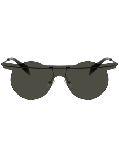 Черные очки YY7027 (Солнцезащитные очки) Yohji Yamamoto 246 фото-1