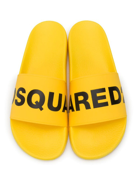 Желтые шлепанцы Dune Dsquared2, фото