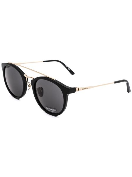 Женские черные круглые солнцезащитные очки CK18720S 001 Calvin Klein 883901105179 фото-2