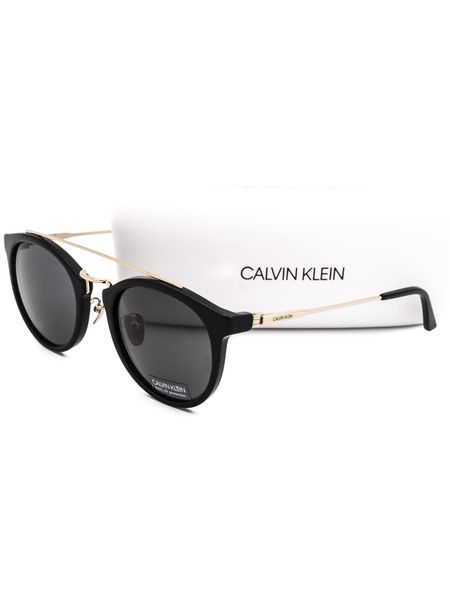Женские черные круглые солнцезащитные очки CK18720S 001 Calvin Klein 883901105179 фото-3